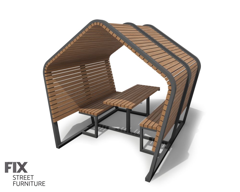 Gazebo Fresh-01 inc, Fresh GB-01 inc, Gazebos and pavilions, ◾ Fix Street Furniture ◾ Ukraine