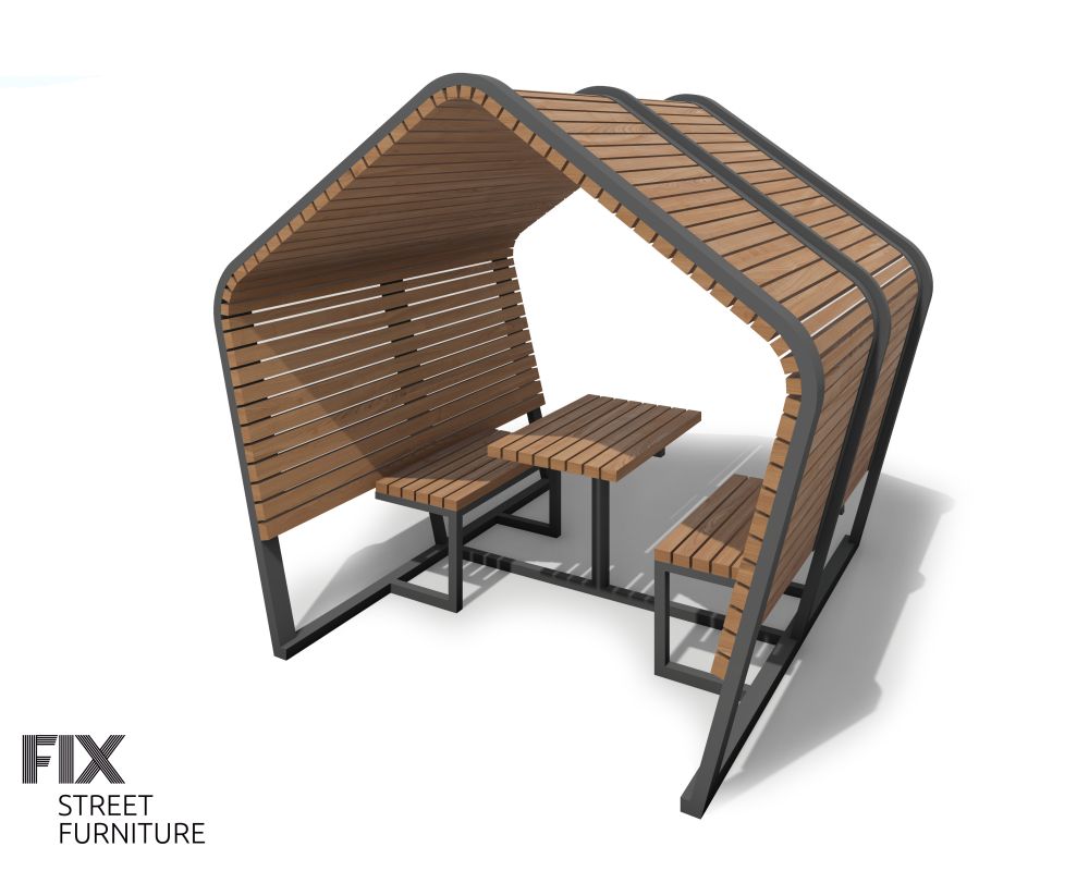 Gazebo Fresh-01 inc, Fresh GB-01 inc, Gazebos and pavilions, ◾ Fix Street Furniture ◾ Ukraine
