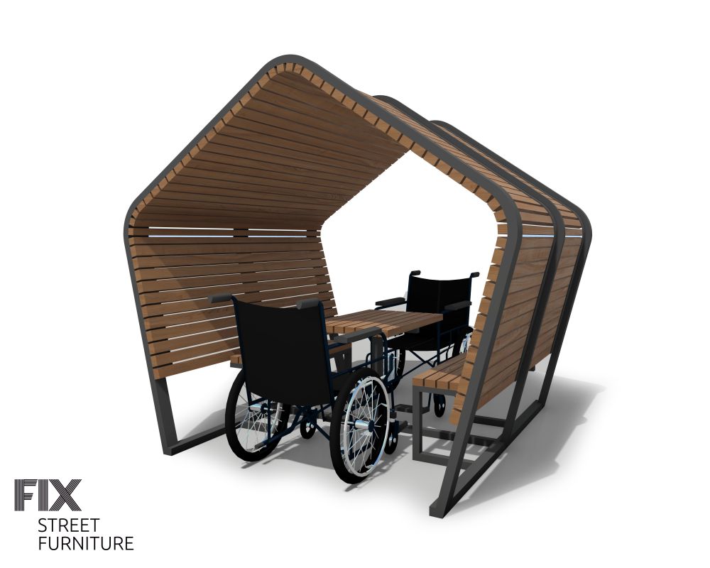 Gazebo Fresh-01 inc, Fresh GB-01 inc, Gazebos and pavilions, ◾ Fix Street Furniture ◾ Ukraine