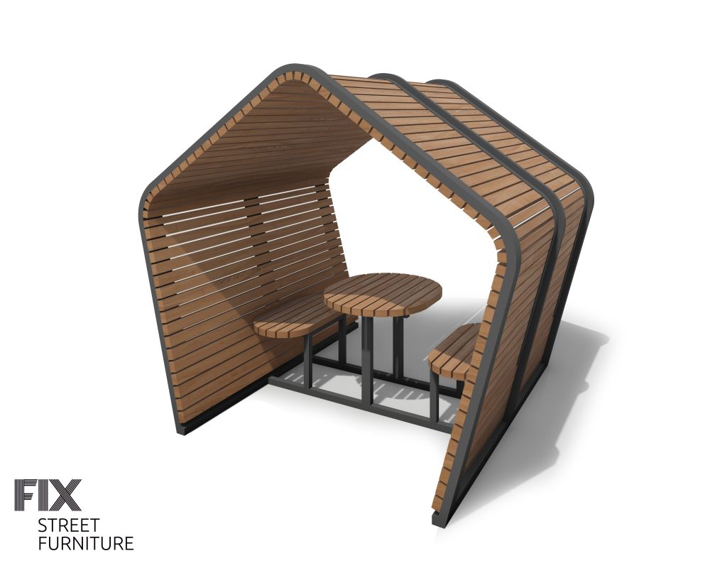 Gazebo Fresh-01 inc, Fresh GB-01 inc, Gazebos and pavilions, ◾ Fix Street Furniture ◾ Ukraine