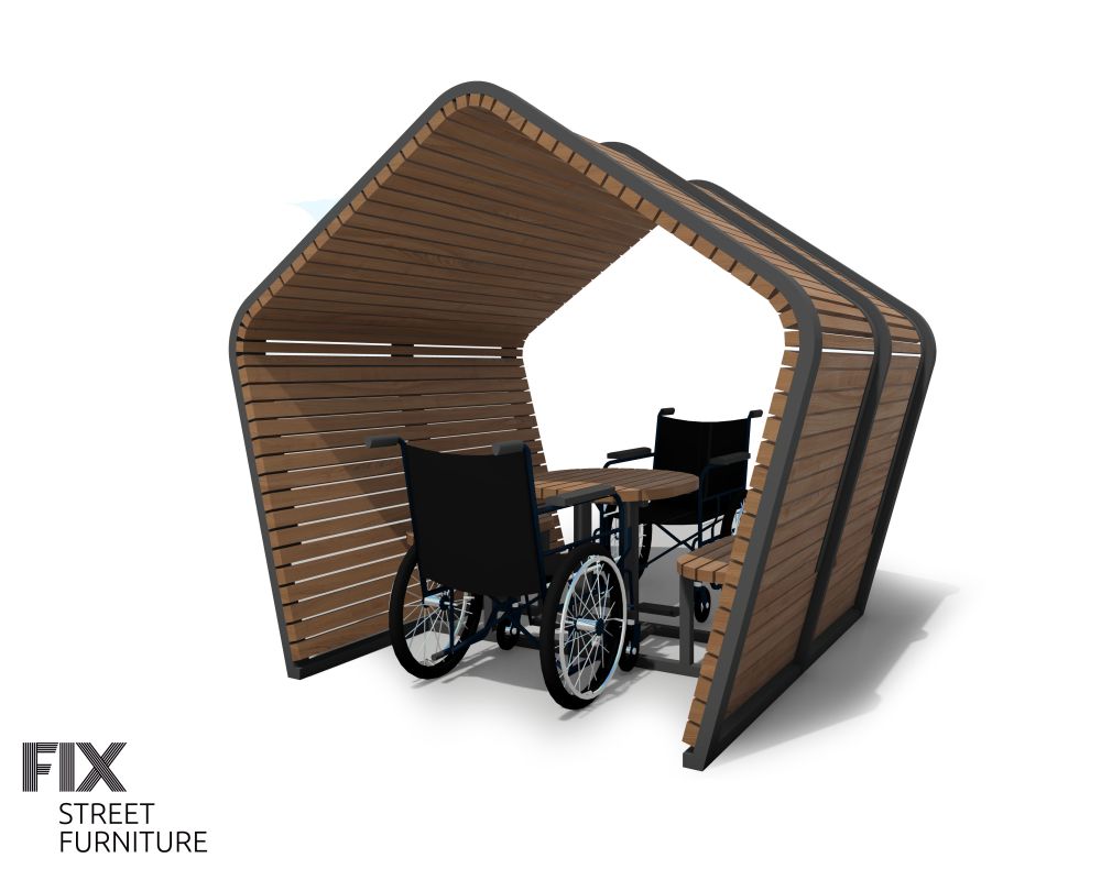Gazebo Fresh-01 inc, Fresh GB-01 inc, Gazebos and pavilions, ◾ Fix Street Furniture ◾ Ukraine