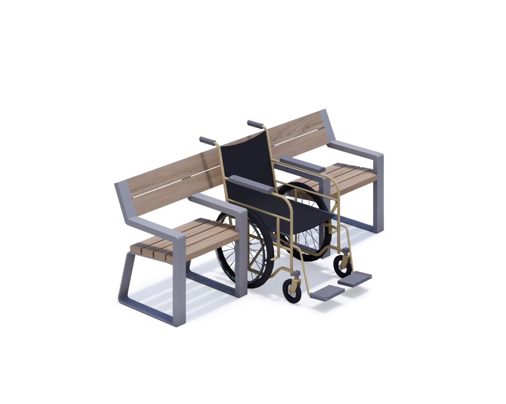 Bench Uno BN-01 inc, UNO-BN-01 inc, Uno, ◾ Fix Street Furniture ◾ Ukraine