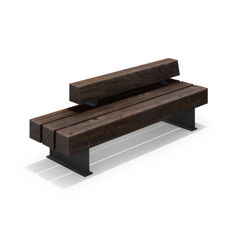 Лавка Wood BN-01, WO-BN-01, Лавки Wood, ◾ Fix Street Furniture ◾ Україна