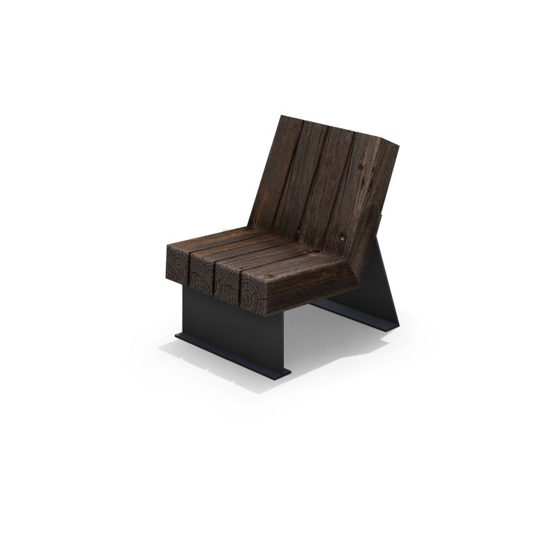 Лавка Wood BN-06, WO-BN-06, Лавки Wood, ◾ Fix Street Furniture ◾ Україна