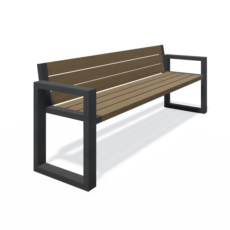 Bench Line BN-02, LN-BN-02, Line, ◾ Fix Street Furniture ◾ Ukraine