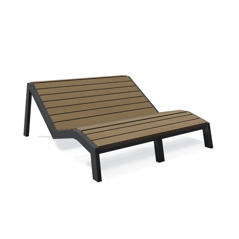 Bench Line BN-07 double, LN-BN-07 double, Line, ◾ Fix Street Furniture ◾ Ukraine