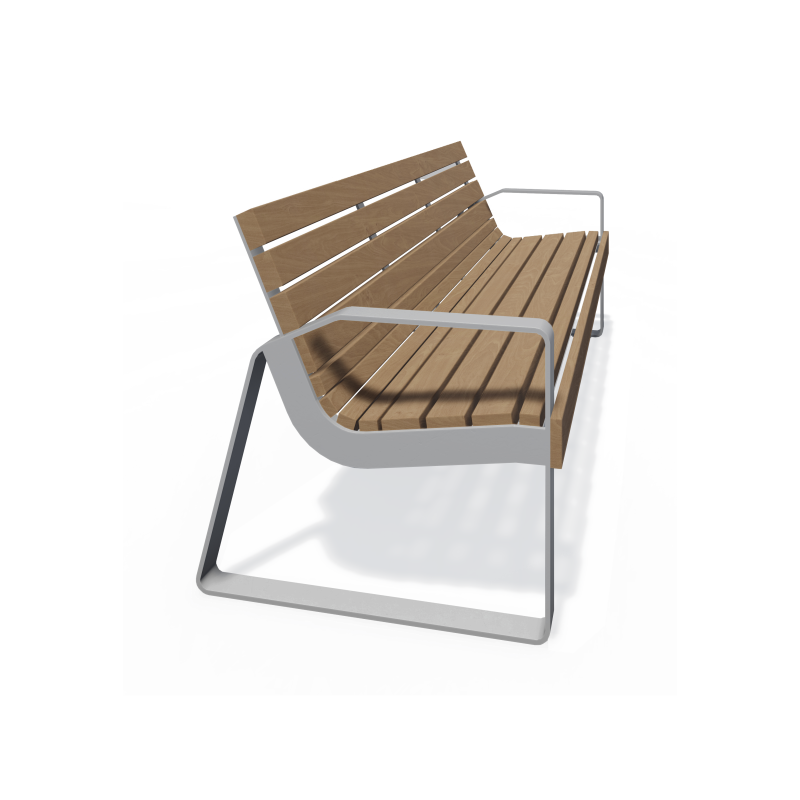 Bench Nuala BN-01, NL-BN-01, Nuala, ◾ Fix Street Furniture ◾ Ukraine