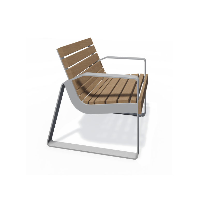 Bench Nuala BN-02, NL-BN-02, Nuala, ◾ Fix Street Furniture ◾ Ukraine