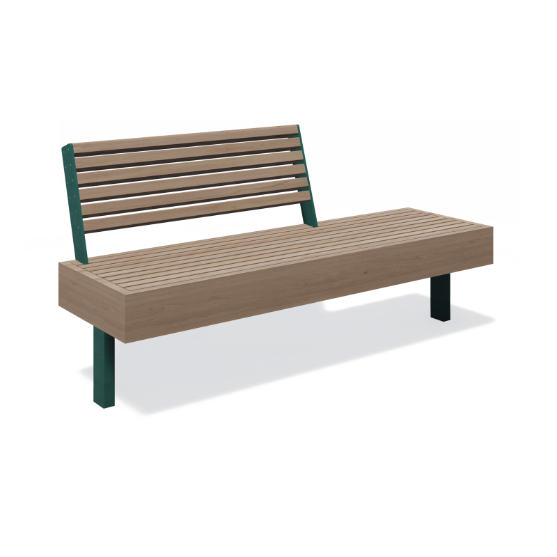 Bench Pangaia BN-01, PN-BN-01, Pangaia, ◾ Fix Street Furniture ◾ Ukraine