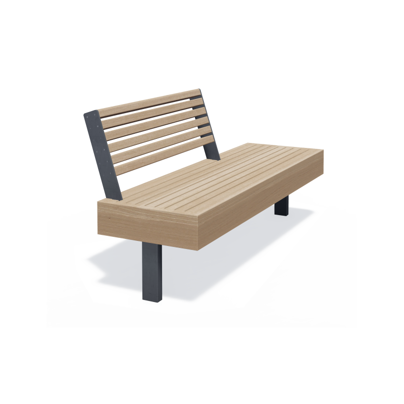 Bench Pangaia BN-01, PN-BN-01, Pangaia, ◾ Fix Street Furniture ◾ Ukraine