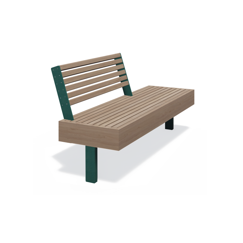 Bench Pangaia BN-01, PN-BN-01, Pangaia, ◾ Fix Street Furniture ◾ Ukraine