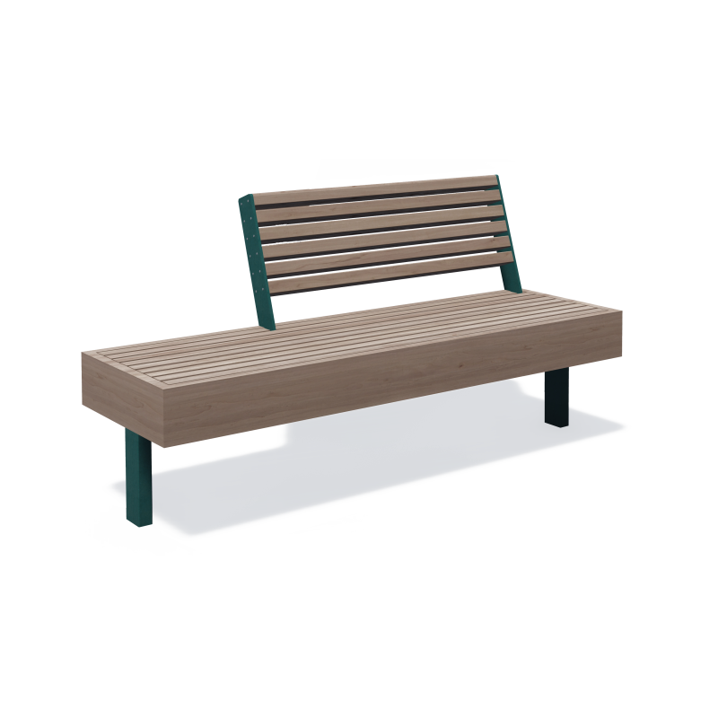 Bench Pangaia BN-01, PN-BN-01, Pangaia, ◾ Fix Street Furniture ◾ Ukraine