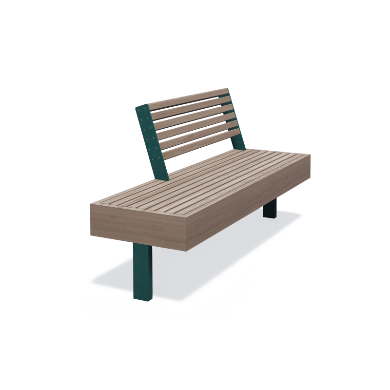 Bench Pangaia BN-01, PN-BN-01, Pangaia, ◾ Fix Street Furniture ◾ Ukraine