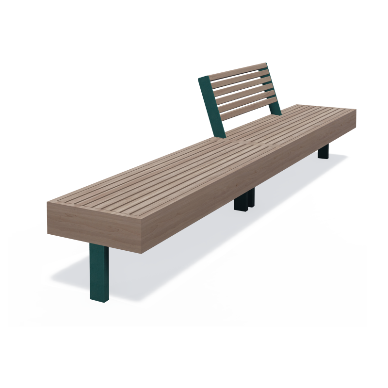 Bench Pangaia BN-02A, PN-BN-02A, Pangaia, ◾ Fix Street Furniture ◾ Ukraine