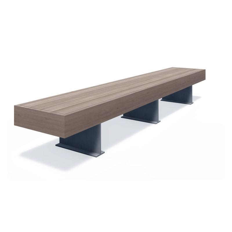 Bench Pangaia BN-09, PN-BN-09, Pangaia, ◾ Fix Street Furniture ◾ Ukraine