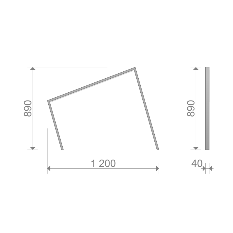 Bicycle rack Uno BK-01, UNO-BK-01, Uno, ◾ Fix Street Furniture ◾ Ukraine