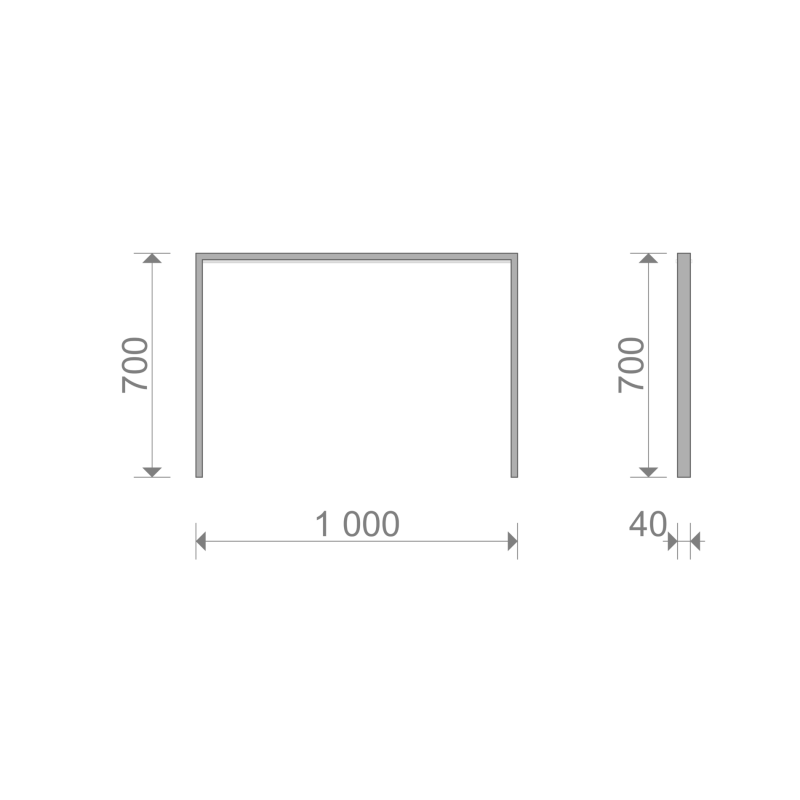 Bicycle rack Uno BK-03, UNO-BK-03, Uno, ◾ Fix Street Furniture ◾ Ukraine