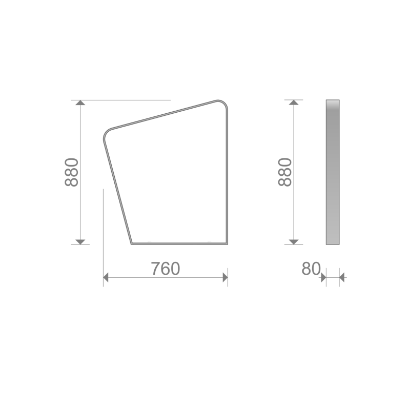 Bicycle rack Uno BK-04, UNO-BK-04, Uno, ◾ Fix Street Furniture ◾ Ukraine